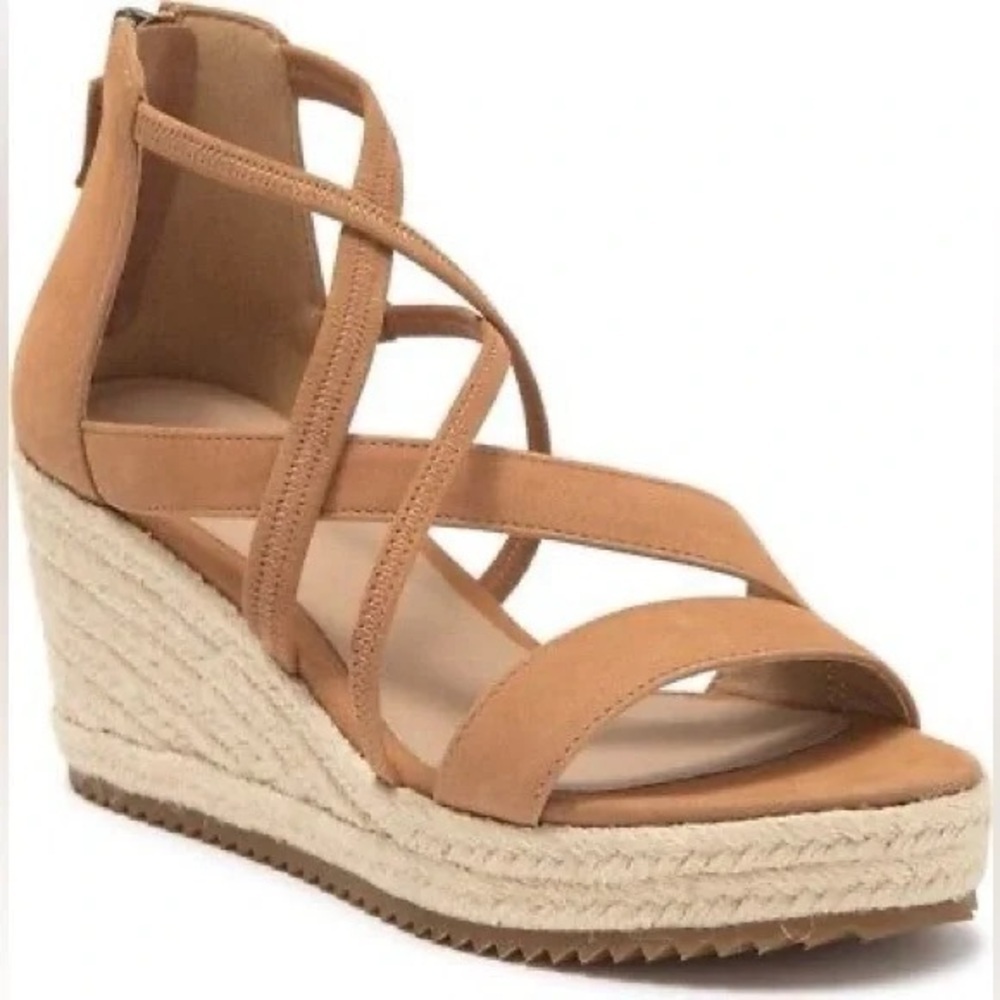 Eileen Fisher‎ Wanda Tumbled Nubuck Espadrille Sz 11M
